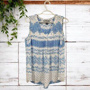 A Pea In The POD Floral Sleeveless Maternity Top Size Large